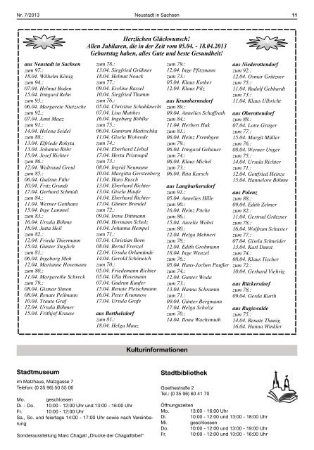 Amts - Neustadt in Sachsen