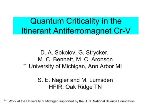 Quantum Criticality in the Itinerant Antiferromagnet Cr-V