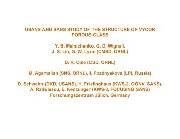 USANS and SANS Study of Porosity in Vycor Glass