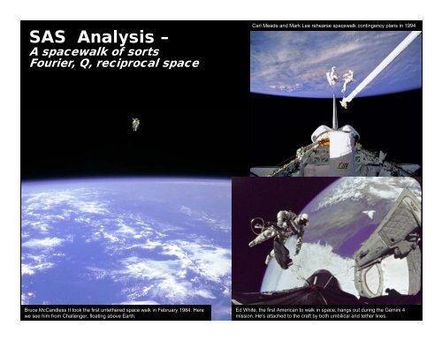 Small Angle Scattering of neutrons and xrays - NeutronXraySchool ...