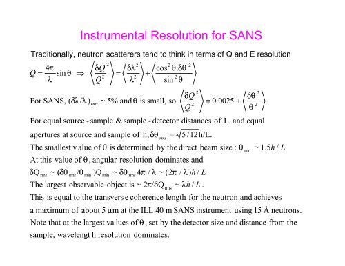 An Introduction to Neutron Scattering - Spallation Neutron Source