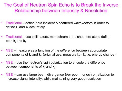 An Introduction to Neutron Scattering - Spallation Neutron Source