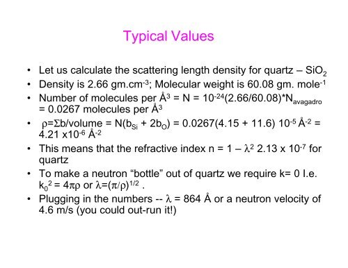 An Introduction to Neutron Scattering - Spallation Neutron Source