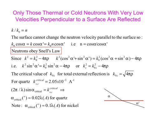 An Introduction to Neutron Scattering - Spallation Neutron Source