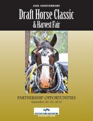 Draft Horse Classic - Nevada County Fairgrounds