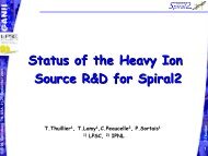 Status Report of the Heavy Ion Source R&D for Spiral - Spallation ...