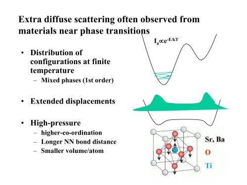 Diffuse Scattering - Spallation Neutron Source - Oak Ridge National ...