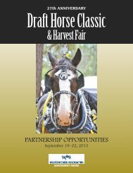 2013 Draft Horse Classic Partnership Opportunites - Nevada County ...