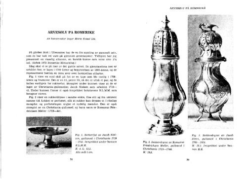 ARVESØLV pA ROMERIKE - Romerike Historielag