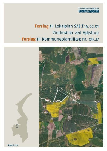 Forslag til Lokalplan SAE.T.14.02.01 Vindmøller ved Højstrup ...