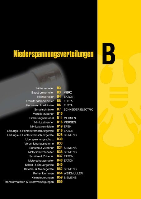 Niederspannungsverteilungen B