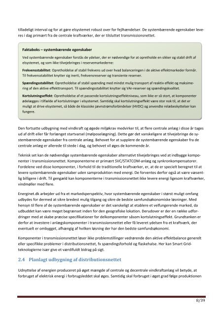 Issue paper 1 - Fremtidssikring af elnettet.pdf - Klima-, Energi