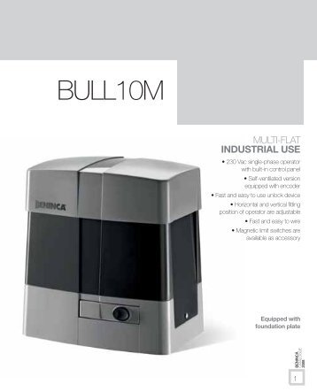 BULL10M - Automatic Gate Barrier