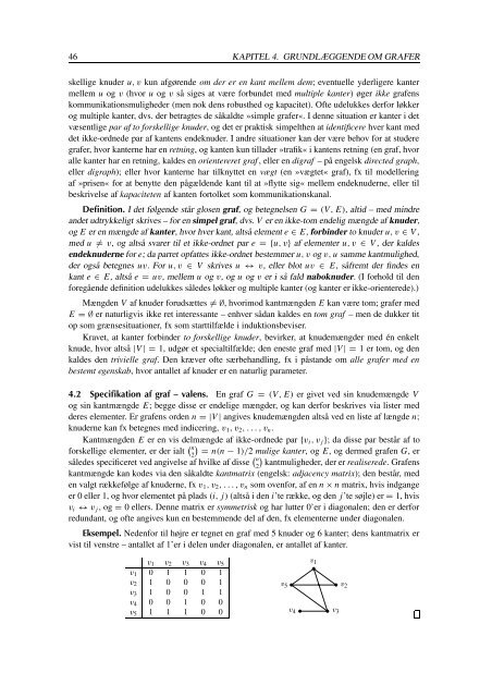 Noter til kombinatorik og grafteori - Københavns Universitet