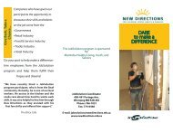 DARE to make a DIFFERENCE - New Directions