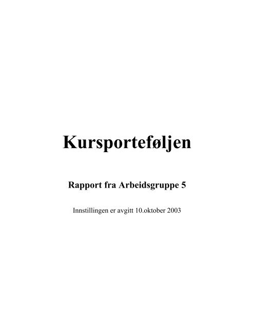 Kursporteføljen - Handelshøyskolen BI