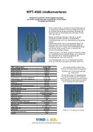 WPT-4500 vindkonverteren - VIND & SOL