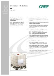 Intermediate Bulk Container IBC - Greif