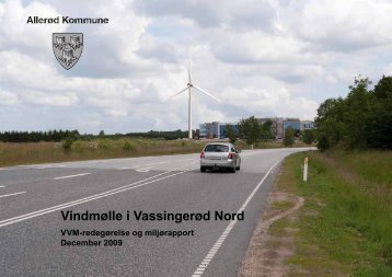 VVM-redegoerelse og miljoerapport for en ... - Kommuneplan