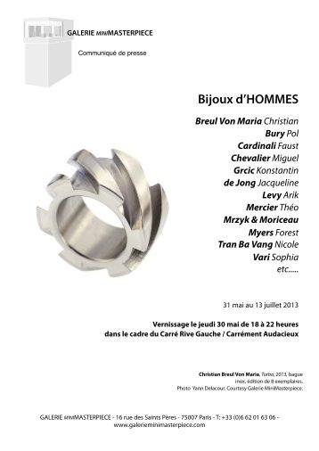 Bijoux d'HOMMES