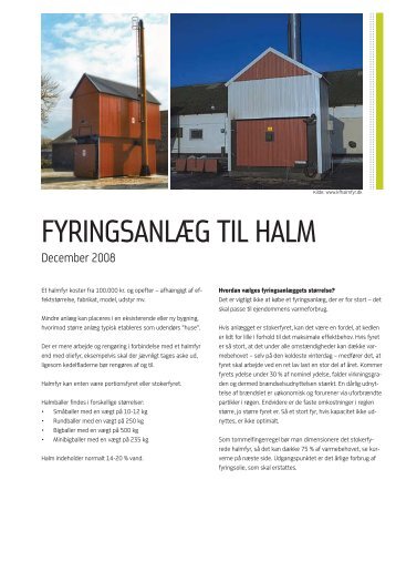 FYRINGSANLÆG TIL HALM - LandbrugsInfo