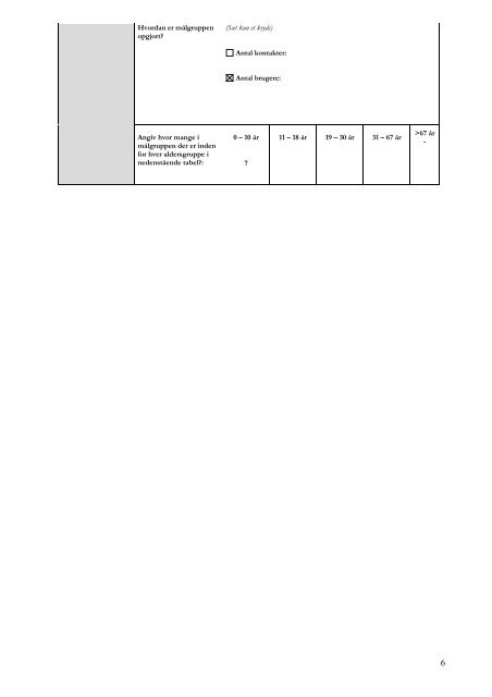 STATUSRAPPORT FRA STENSAGERSKOLEN 1. september 2006