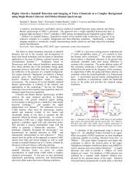 Highly Selective Standoff Detection and Imaging of Trace