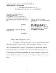 Download Declaration (PDF) - Viacom - YouTube Litigation