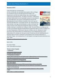 Deutsche Lebens-Rettungs-Gesellschaft - Newsletter - DLRG