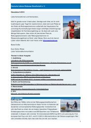 Deutsche Lebens-Rettungs-Gesellschaft - Newsletter - DLRG