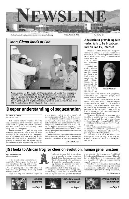 Download - NEWSLINE - Lawrence Livermore National Laboratory