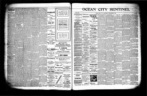 W. E, UKE, m - On-Line Newspaper Archives of Ocean City