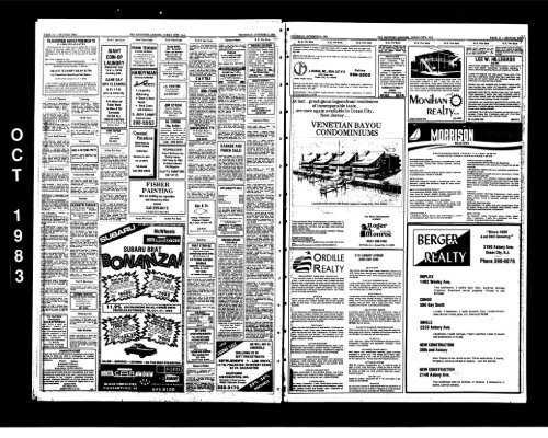 Oct 1983 - On-Line Newspaper Archives of Ocean City