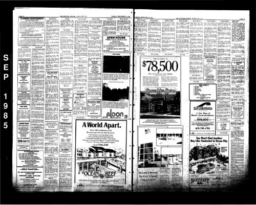 Sep 1985 - On-Line Newspaper Archives of Ocean City