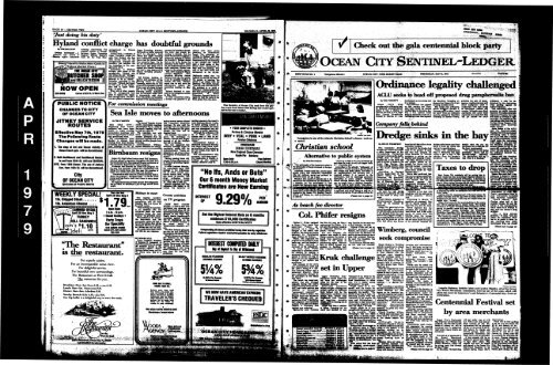 May 1979 - On-Line Newspaper Archives of Ocean City