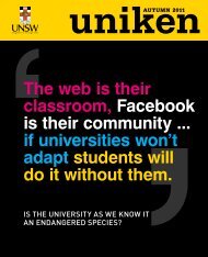 The web is their classroom, Facebook is their ... - UNSW Newsroom