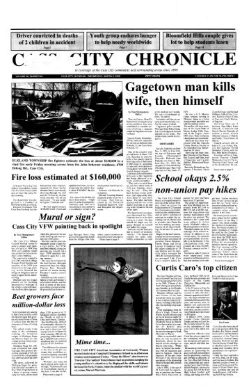 Gagetown man kills then himself - To Parent Directory