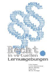 Recht in virtuellen Lernumgebungen - Schule.at