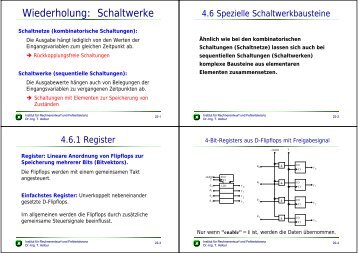 Wiederholung: Schaltwerke - next-internet.com
