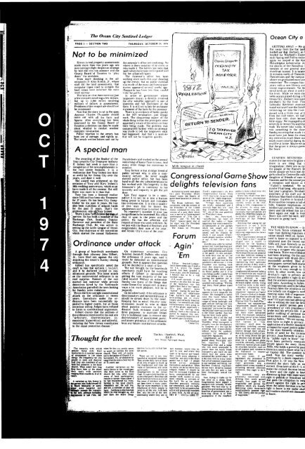 Oct 1974 - On-Line Newspaper Archives of Ocean City