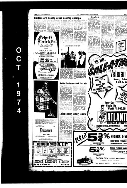 Oct 1974 - On-Line Newspaper Archives of Ocean City