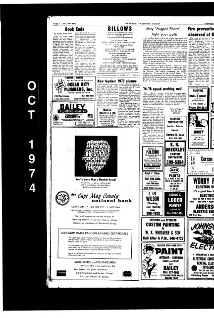 Oct 1974 - On-Line Newspaper Archives of Ocean City