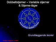 Dobbelt & variable stjerner