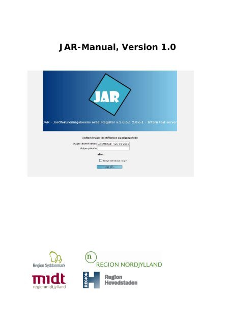 JAR-Manual, Version 1.0 - Region Midtjylland