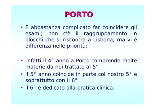 5° ANNO - Facoltà di Medicina e Chirurgia - Università degli studi di ...