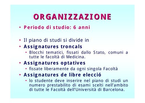 5° ANNO - Facoltà di Medicina e Chirurgia - Università degli studi di ...