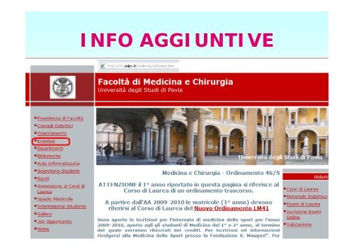 5° ANNO - Facoltà di Medicina e Chirurgia - Università degli studi di ...