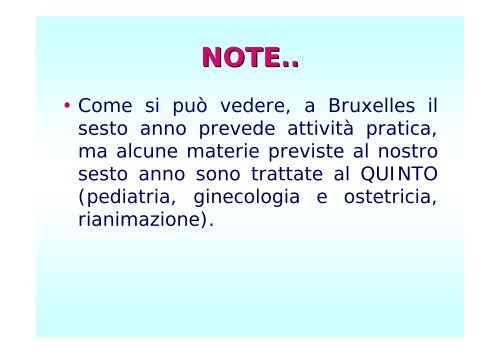 5° ANNO - Facoltà di Medicina e Chirurgia - Università degli studi di ...