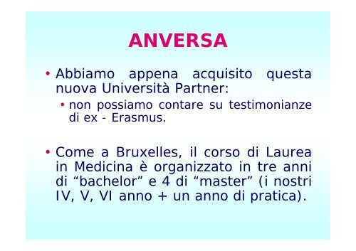 5° ANNO - Facoltà di Medicina e Chirurgia - Università degli studi di ...