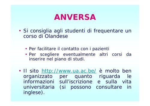 5° ANNO - Facoltà di Medicina e Chirurgia - Università degli studi di ...